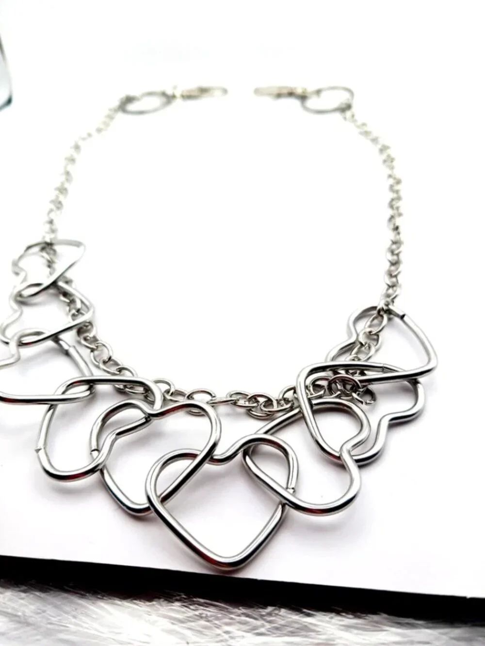 Large Multi Metal Heart Pants Or Wallet Chain 23